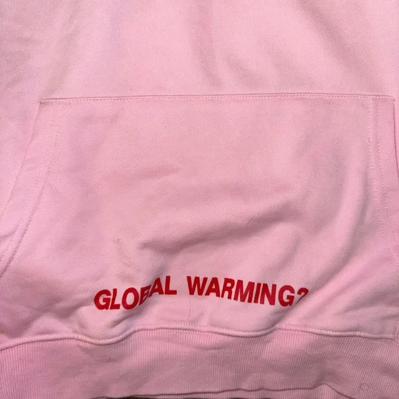 Pink Women's Hoodie Off White Brand - Picture 2 of 6